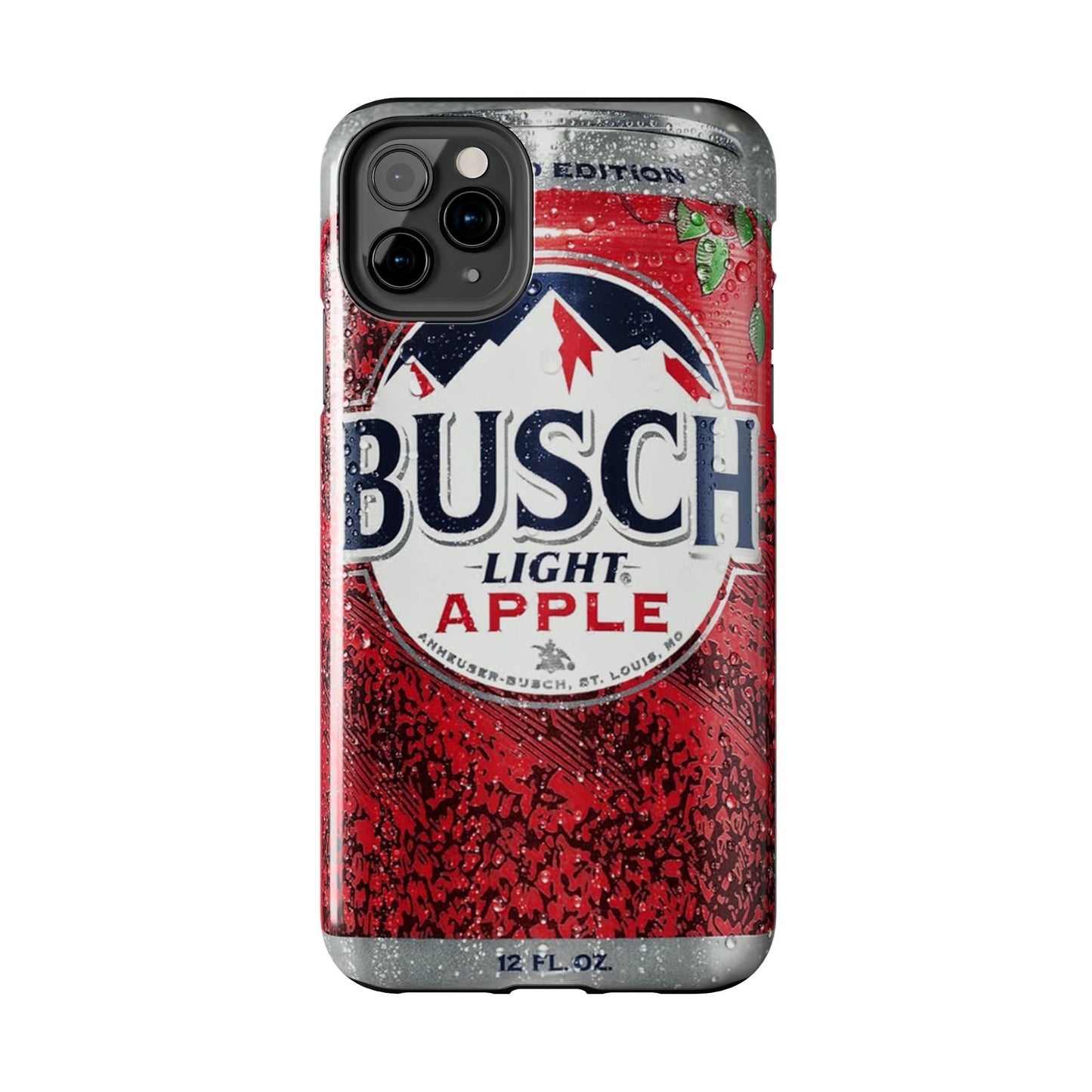 Busch Light Apple Bapple Vibes Phone Case – Funny Apple-Inspired Design, Slim Protective Cover for iPhone & Samsung, Crisp Limited Edition Aesthetic