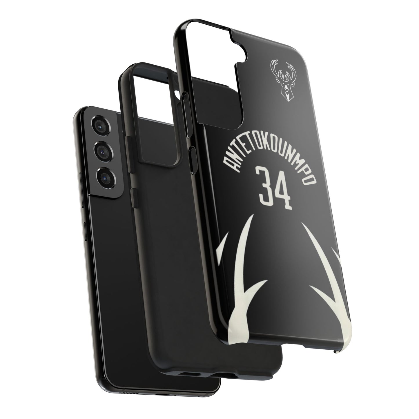 Giannis Antetokounmpo Milwaukee Bucks – Basketball iPhone and Samsung Case Black
