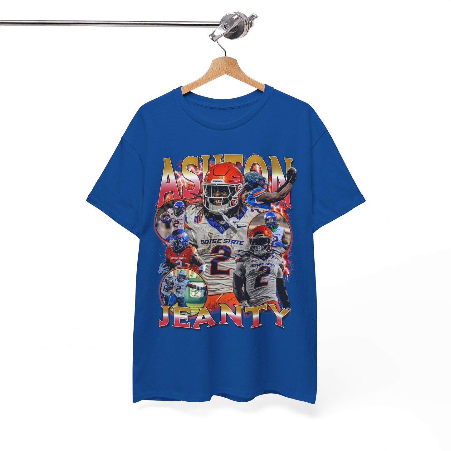 Vintage 90s Graphic Style Ashton Jeanty T-Shirt - Retro Oversized Sport Tee, Ashton Jeanty Shirt, Boise State Broncos College Football Shirt, Classic American Football Fan Bootleg Gift