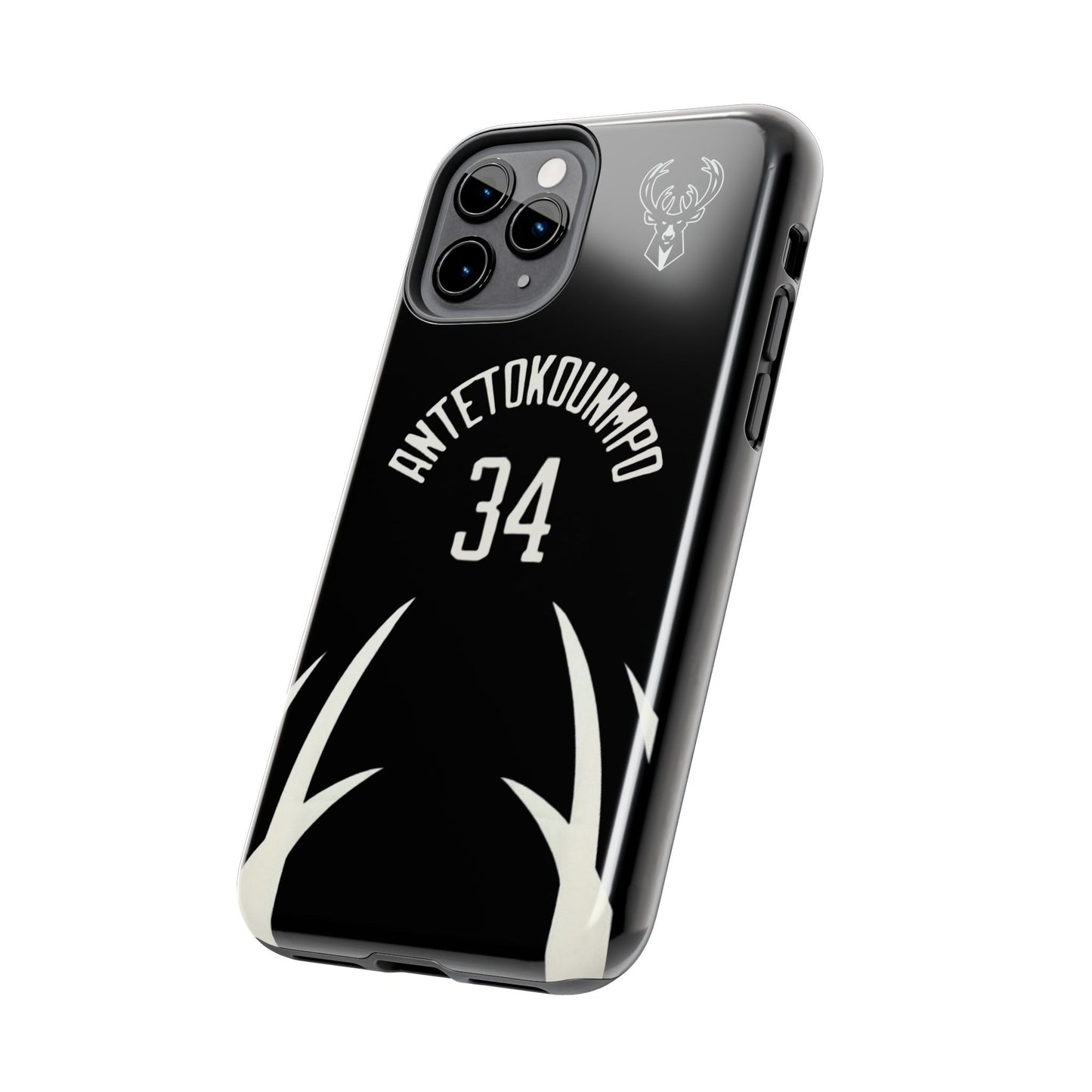 Giannis Antetokounmpo Milwaukee Bucks – Basketball iPhone and Samsung Case Black