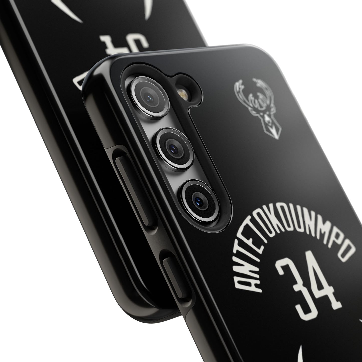 Giannis Antetokounmpo Milwaukee Bucks – Basketball iPhone and Samsung Case Black