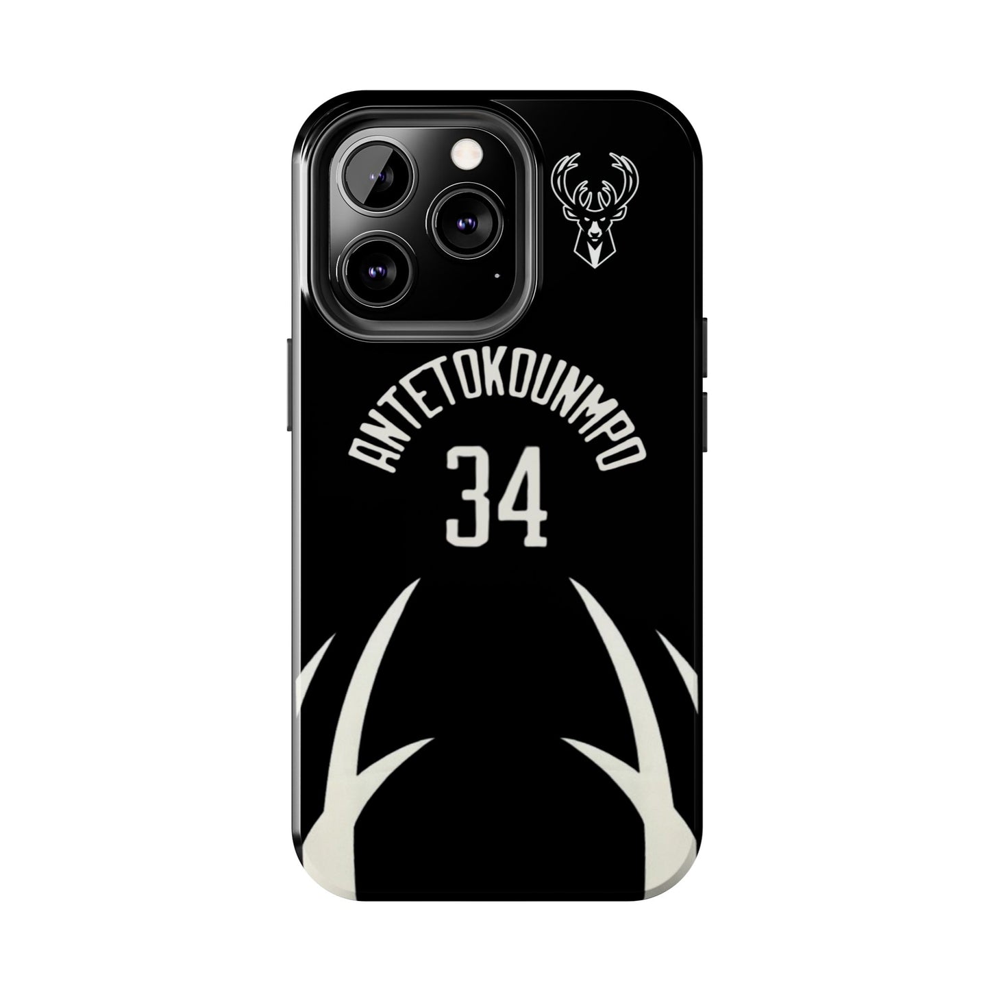Giannis Antetokounmpo Milwaukee Bucks – Basketball iPhone and Samsung Case Black