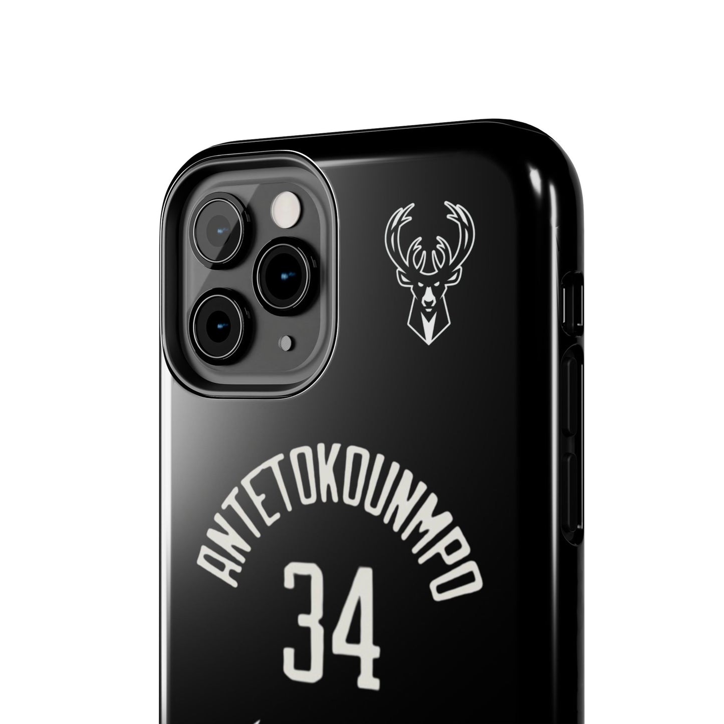 Giannis Antetokounmpo Milwaukee Bucks – Basketball iPhone and Samsung Case Black