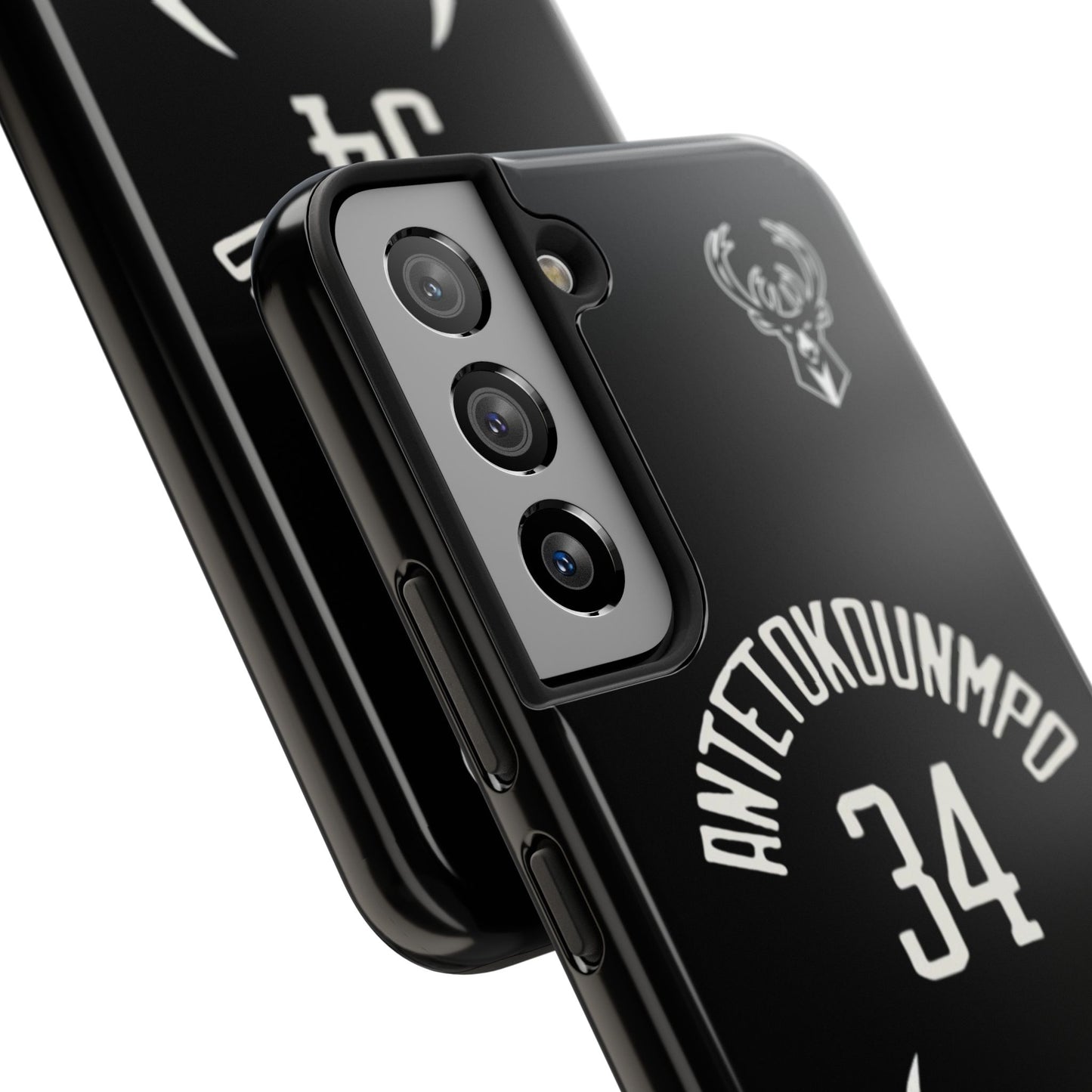 Giannis Antetokounmpo Milwaukee Bucks – Basketball iPhone and Samsung Case Black