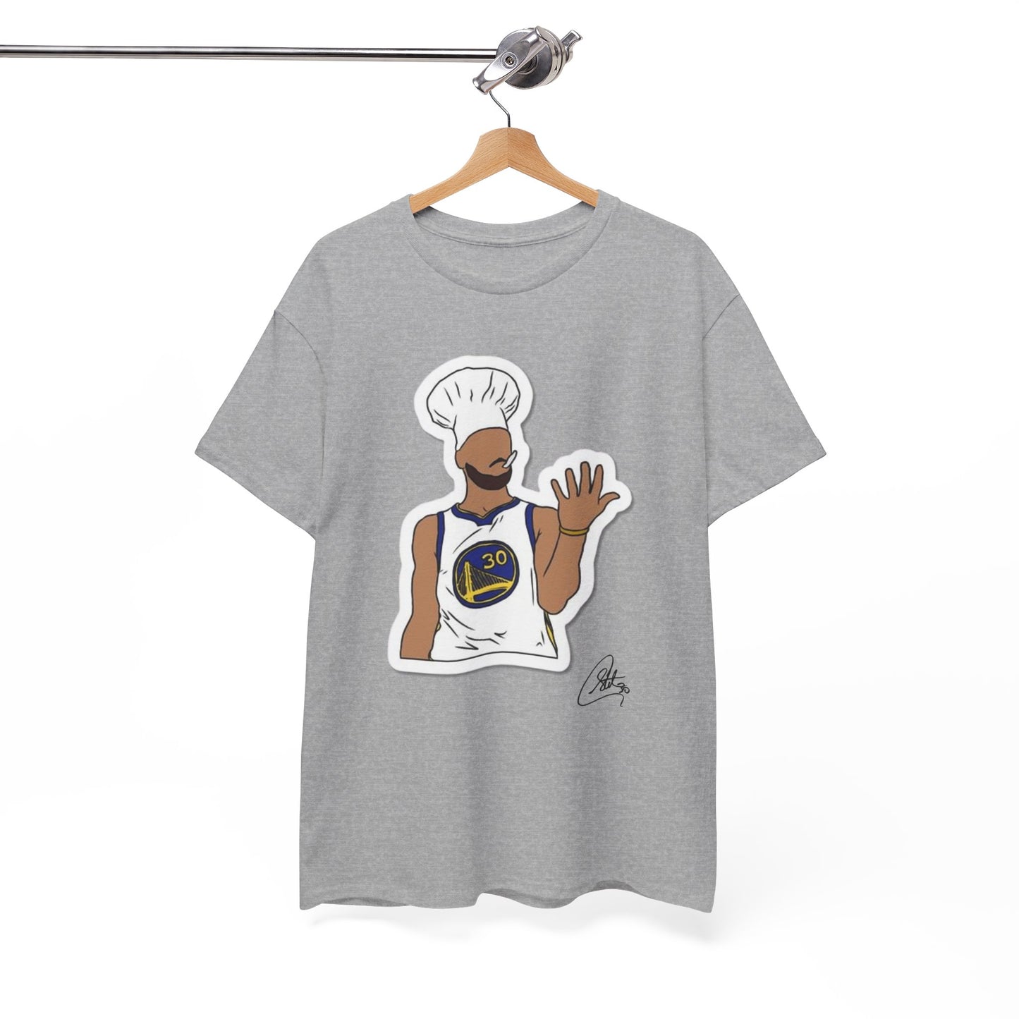 Stephen Curry Cartoon Graphic Tee - NBA Basketball Fan Apparel