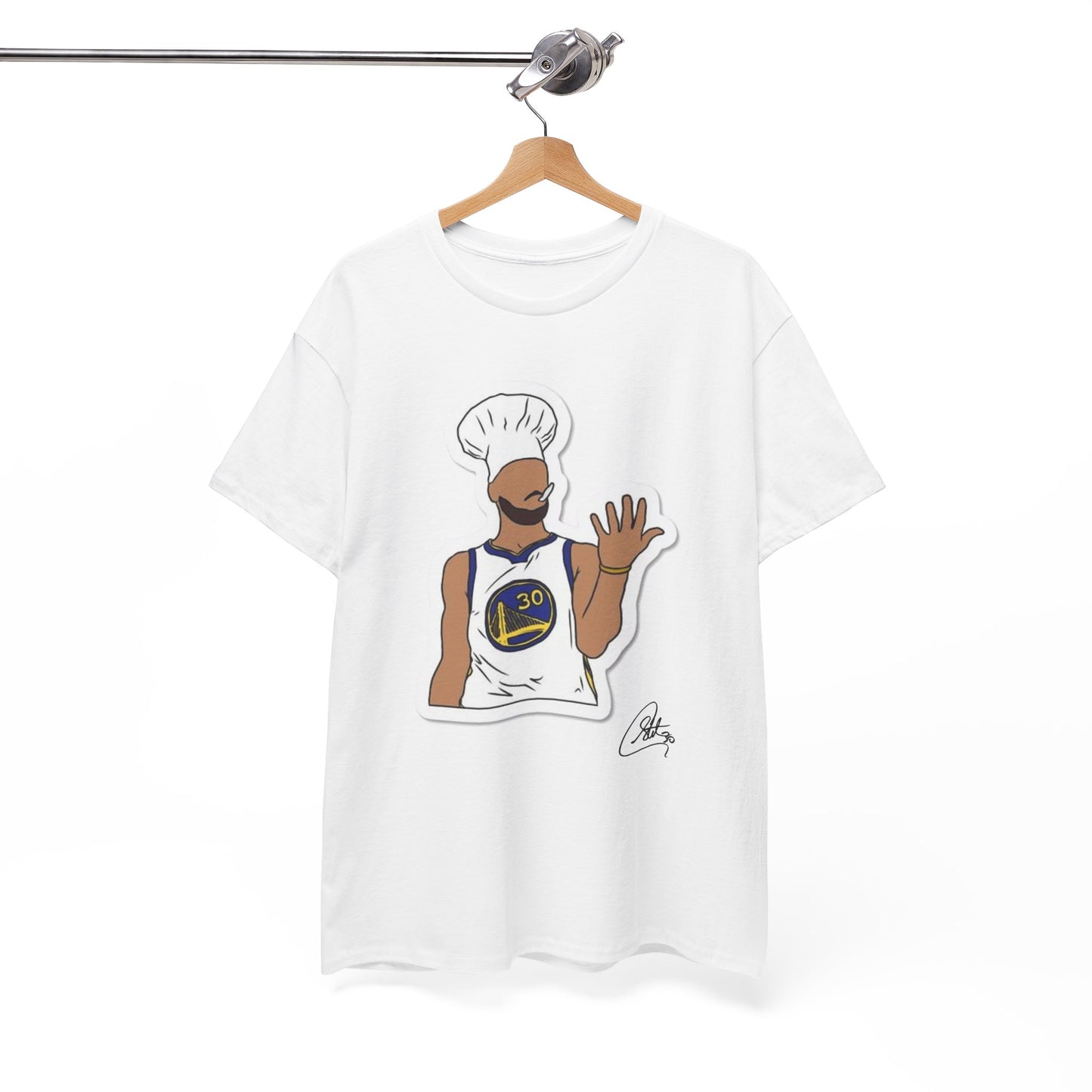 Stephen Curry Cartoon Graphic Tee - NBA Basketball Fan Apparel