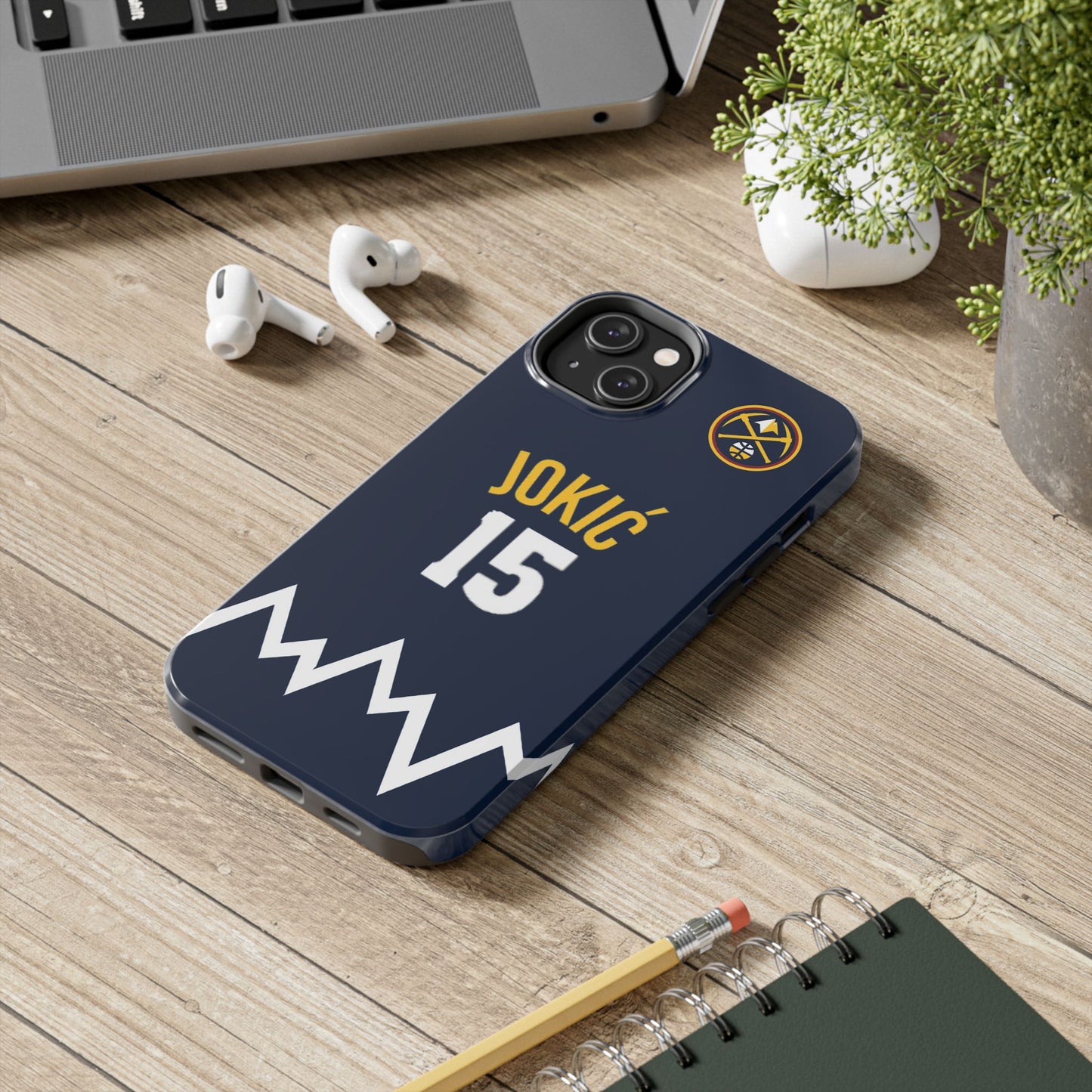 Nikola Jokić, Denver Nuggets – Joker Basketball iPhone and Samsung Case
