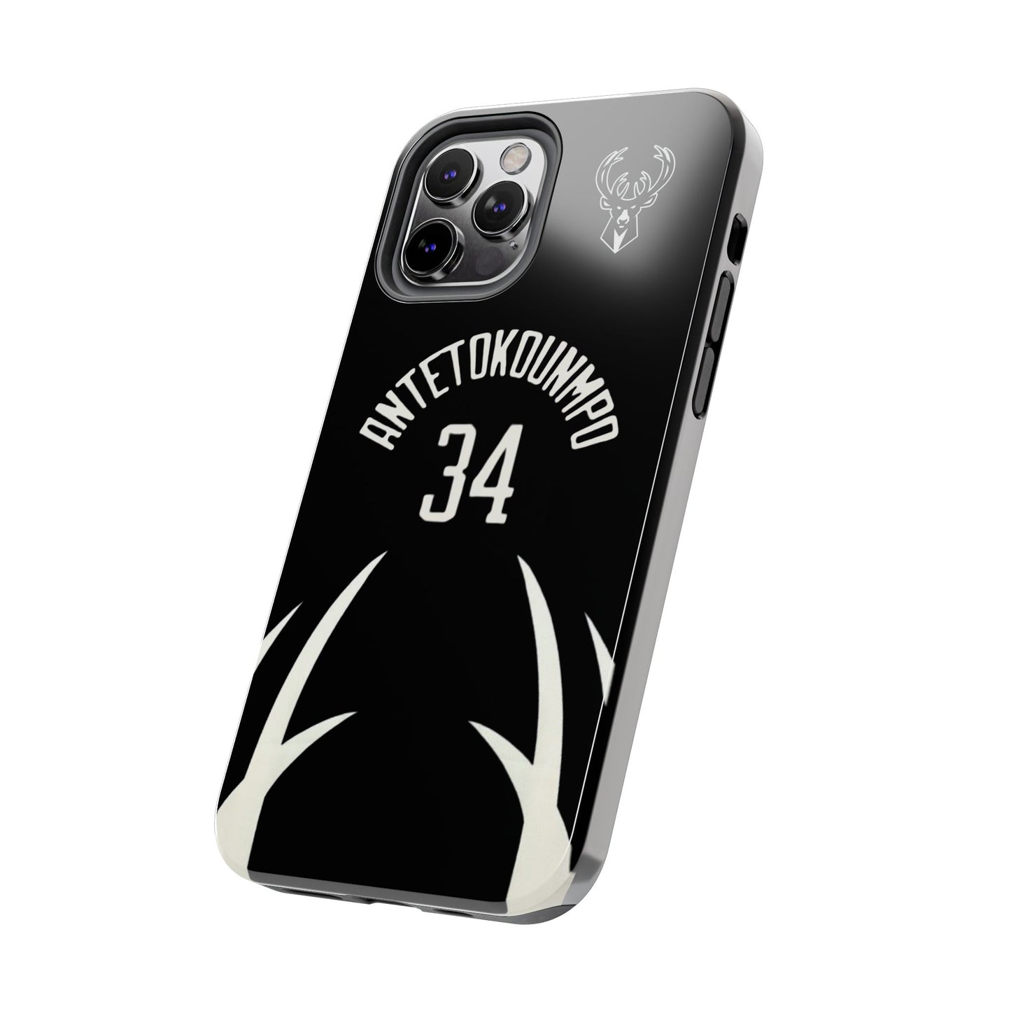 Giannis Antetokounmpo Milwaukee Bucks – Basketball iPhone and Samsung Case Black