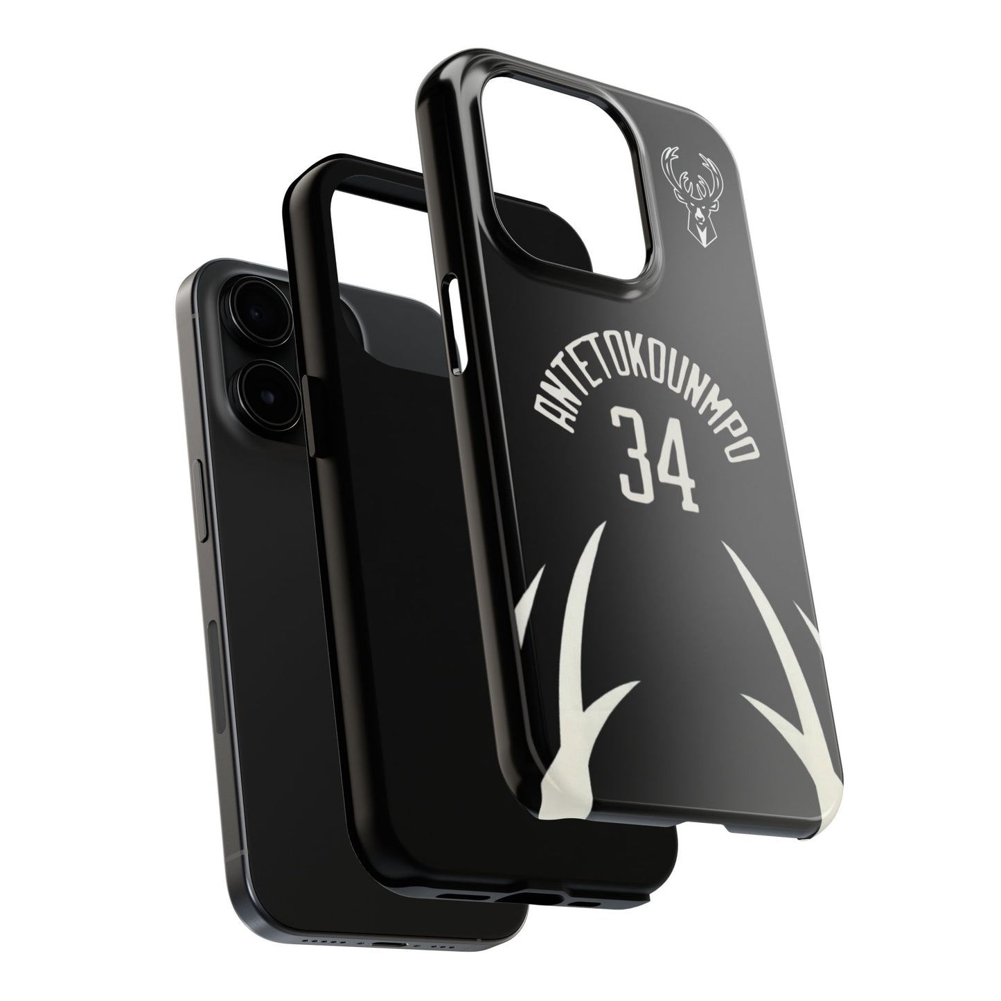 Giannis Antetokounmpo Milwaukee Bucks – Basketball iPhone and Samsung Case Black