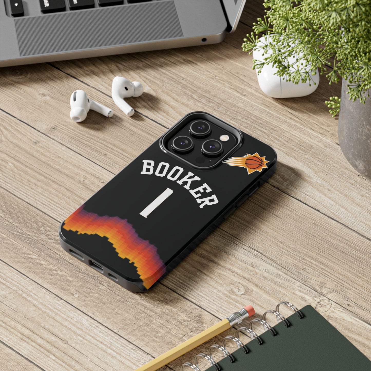 Devin Booker Phoenix Suns – Basketball iPhone and Samsung Case Black