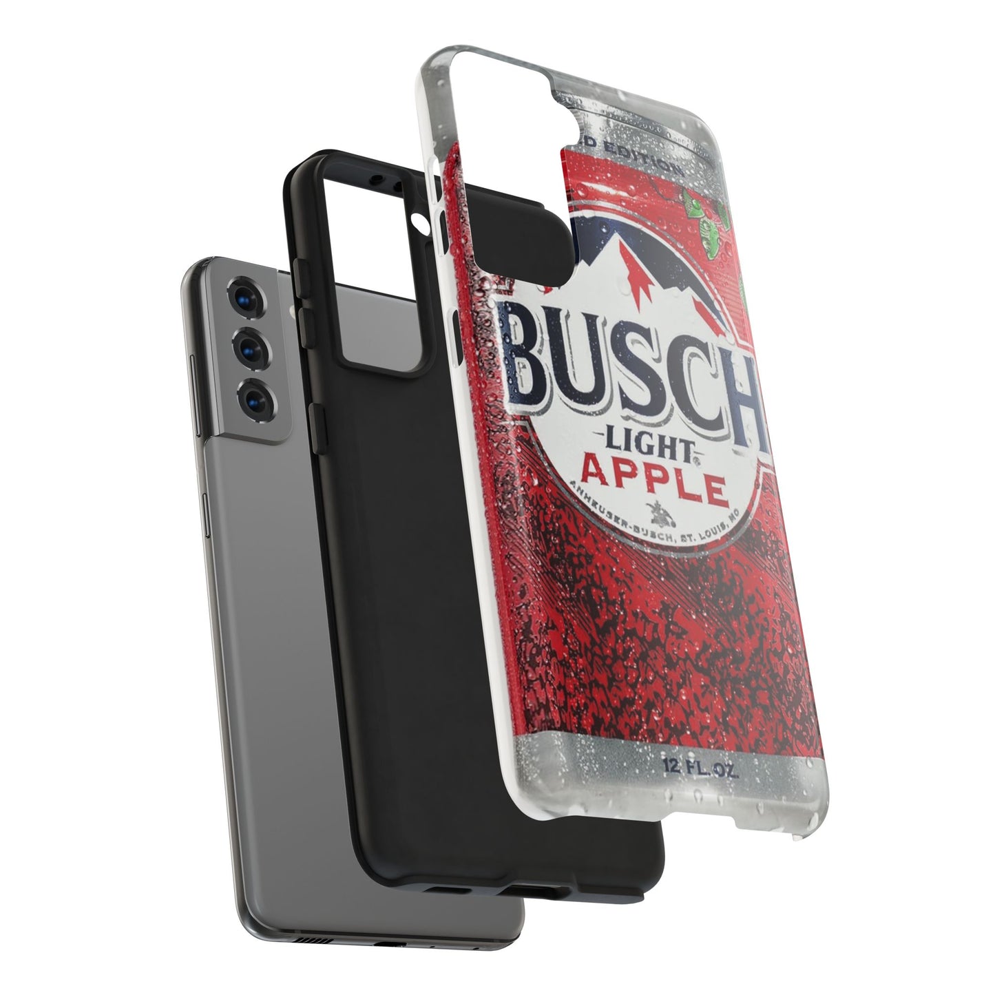 Busch Light Apple Bapple Vibes Phone Case – Funny Apple-Inspired Design, Slim Protective Cover for iPhone & Samsung, Crisp Limited Edition Aesthetic