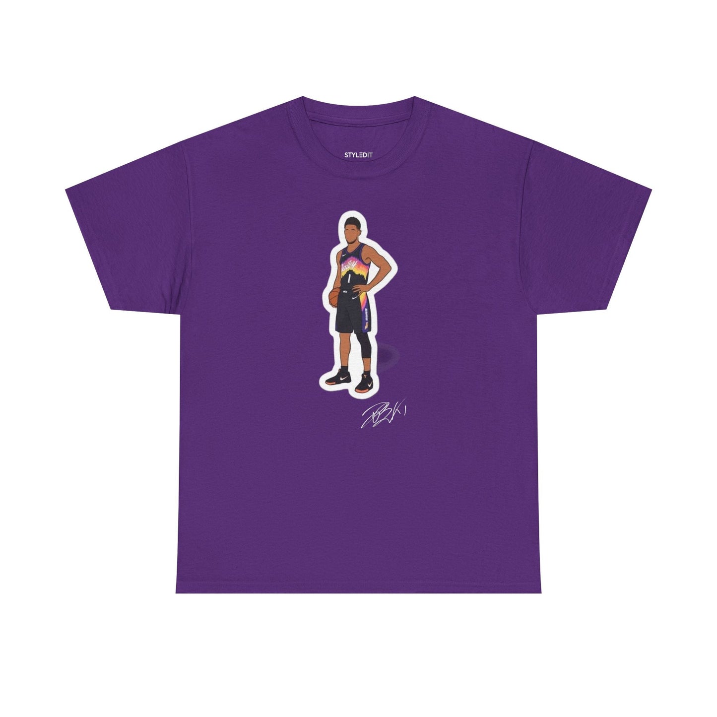 Show your support with a Devin Booker graphic tee