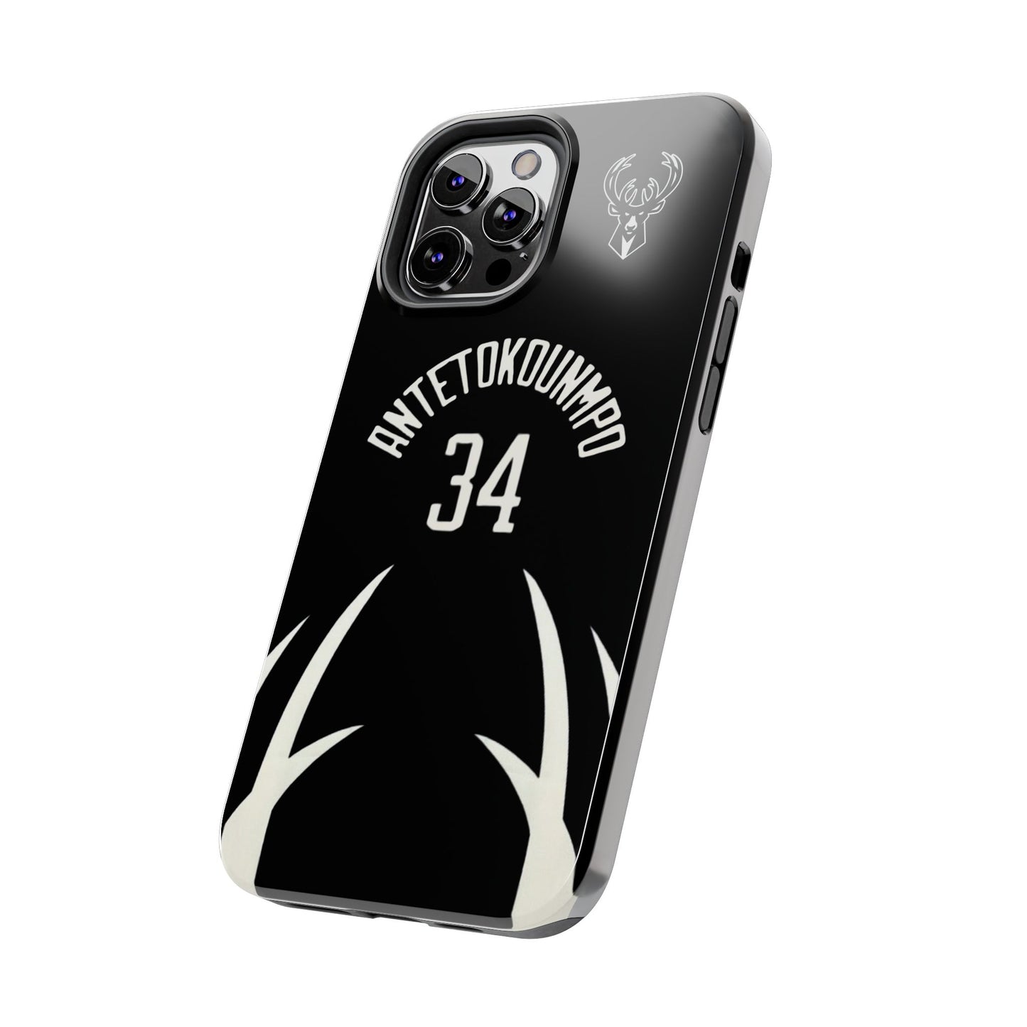 Giannis Antetokounmpo Milwaukee Bucks – Basketball iPhone and Samsung Case Black