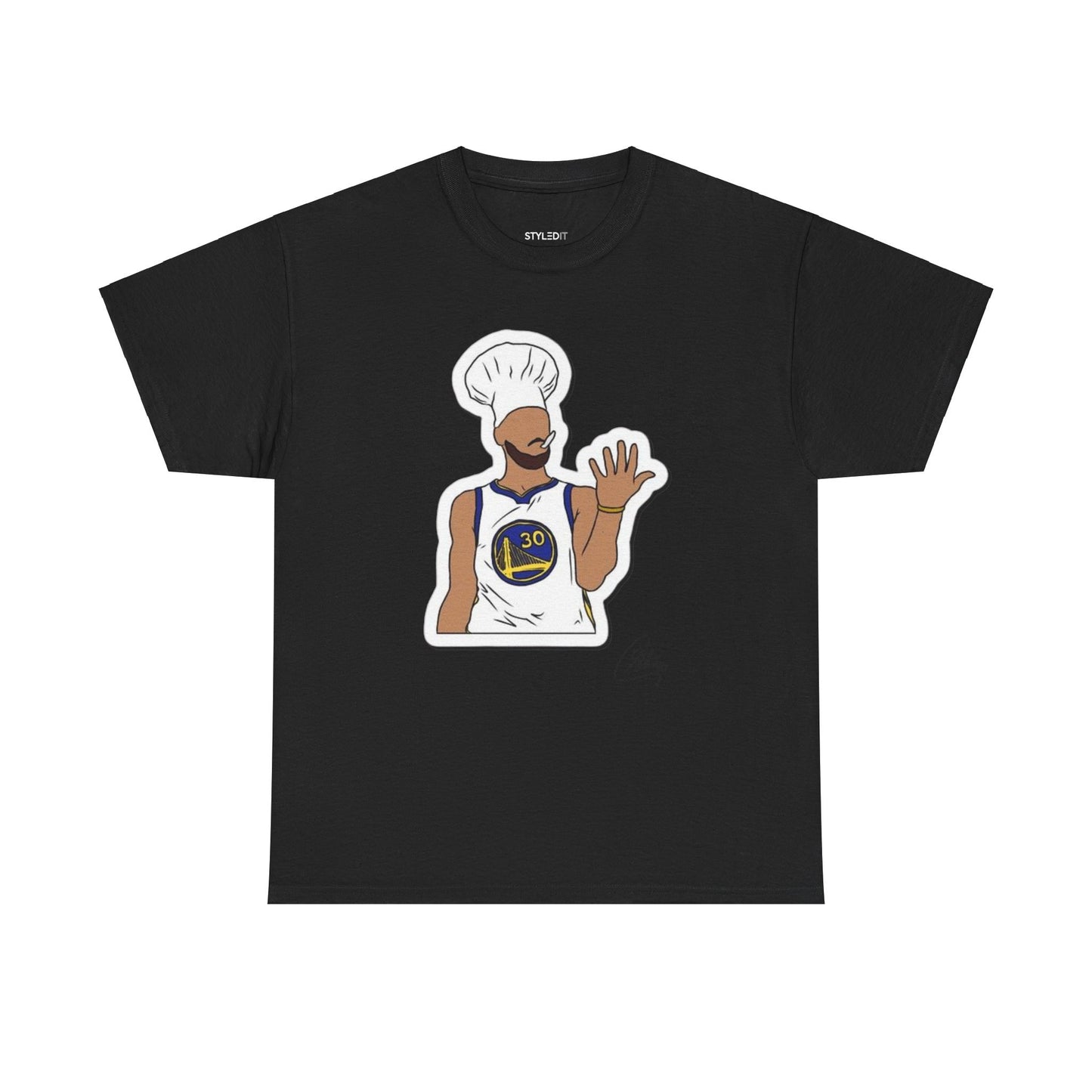 Stephen Curry Cartoon Graphic Tee - NBA Basketball Fan Apparel