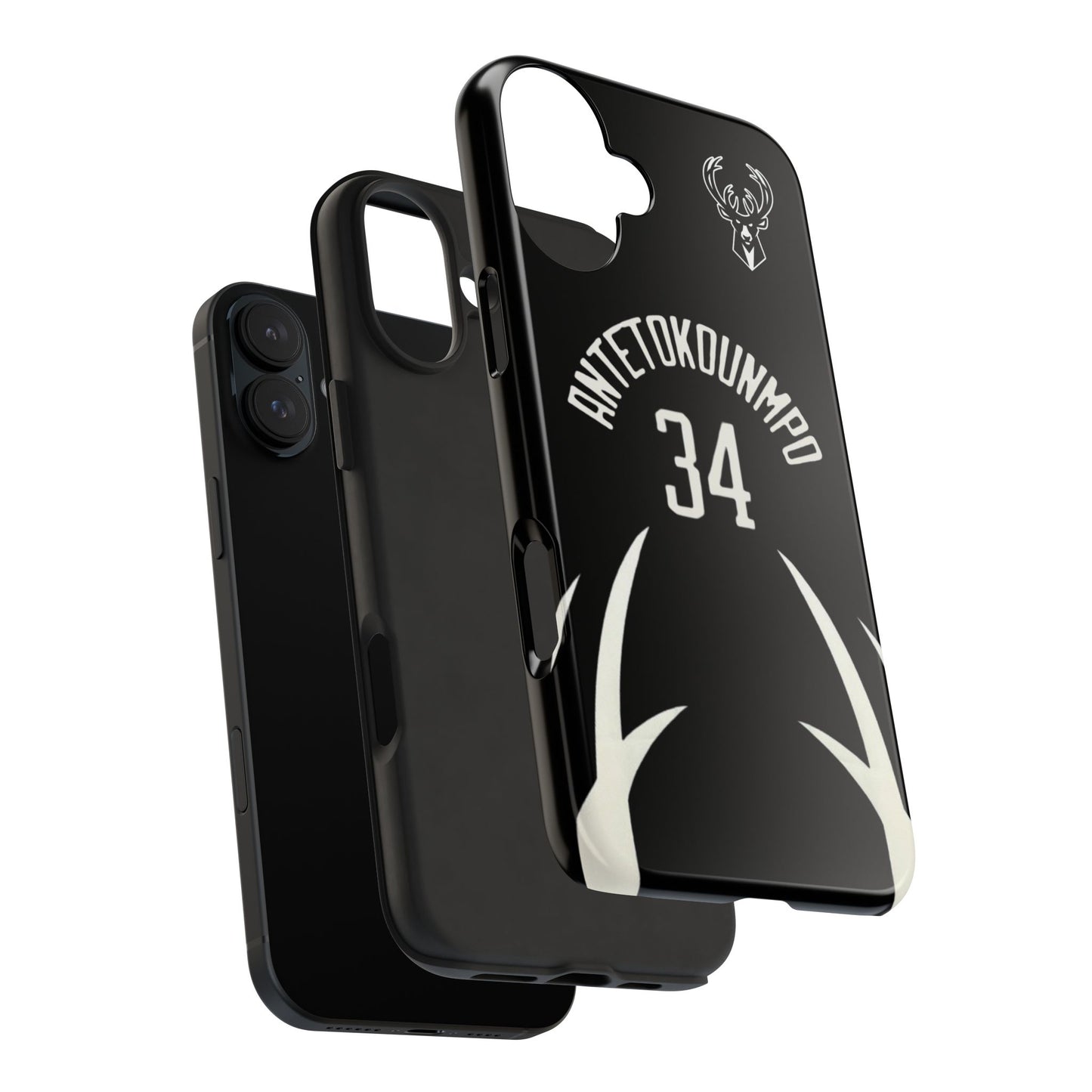 Giannis Antetokounmpo Milwaukee Bucks – Basketball iPhone and Samsung Case Black