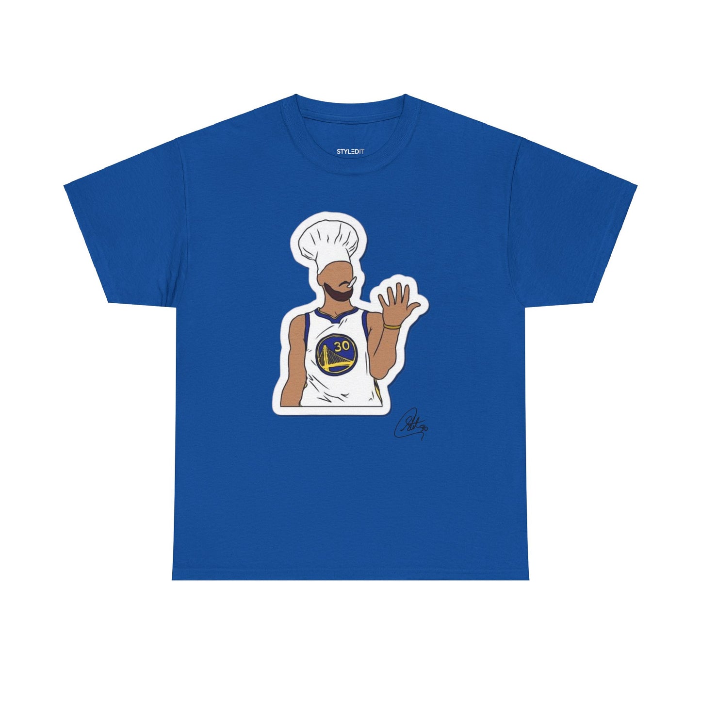 Stephen Curry Cartoon Graphic Tee - NBA Basketball Fan Apparel