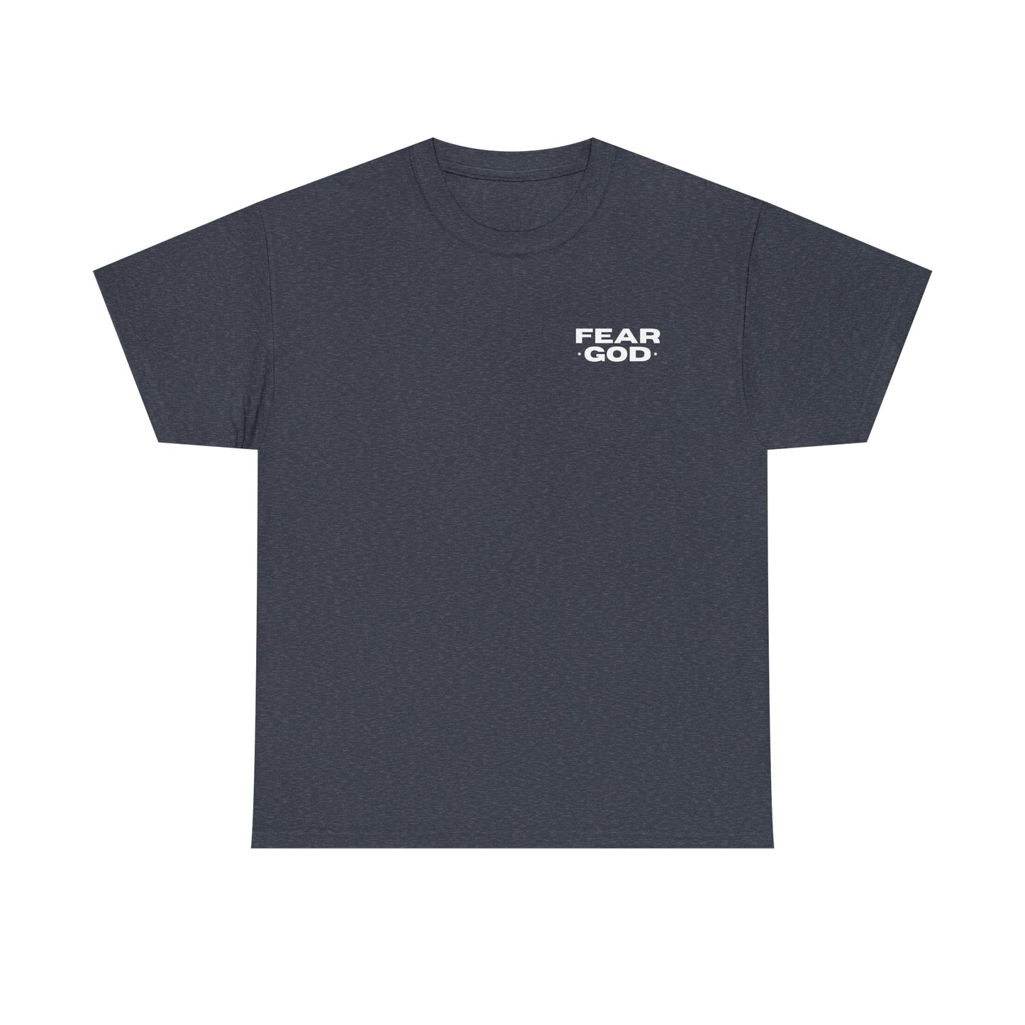 Fear God Tshirt - Christian Apparel with Psalms 128:1 Bible Verse - Inspirational Religious Shirt & Gift Idea for Men And Women