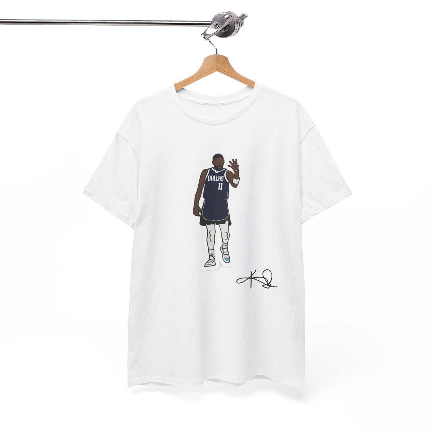 Bold Kyrie Irving graphic t-shirt for NBA enthusiasts