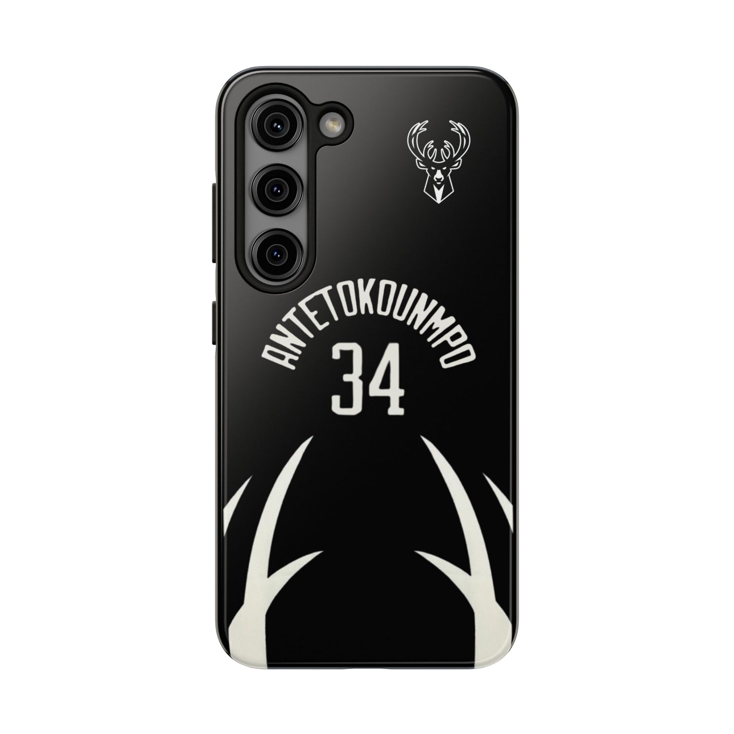 Giannis Antetokounmpo Milwaukee Bucks – Basketball iPhone and Samsung Case Black
