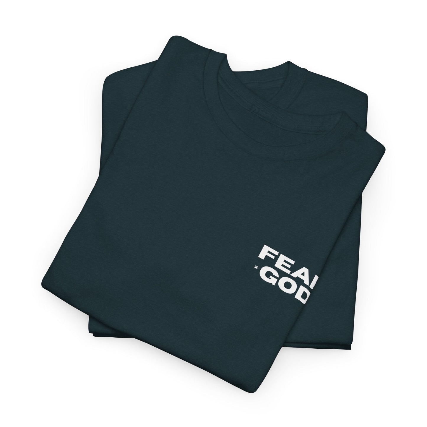 Fear God Tshirt - Christian Apparel with Psalms 128:1 Bible Verse - Inspirational Religious Shirt & Gift Idea for Men And Women