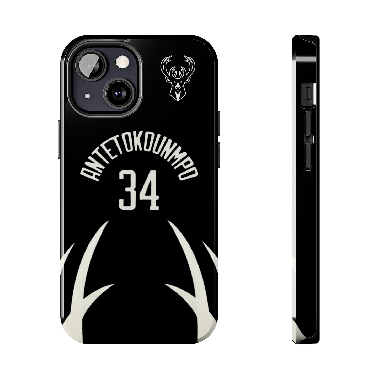 Giannis Antetokounmpo Milwaukee Bucks – Basketball iPhone and Samsung Case Black
