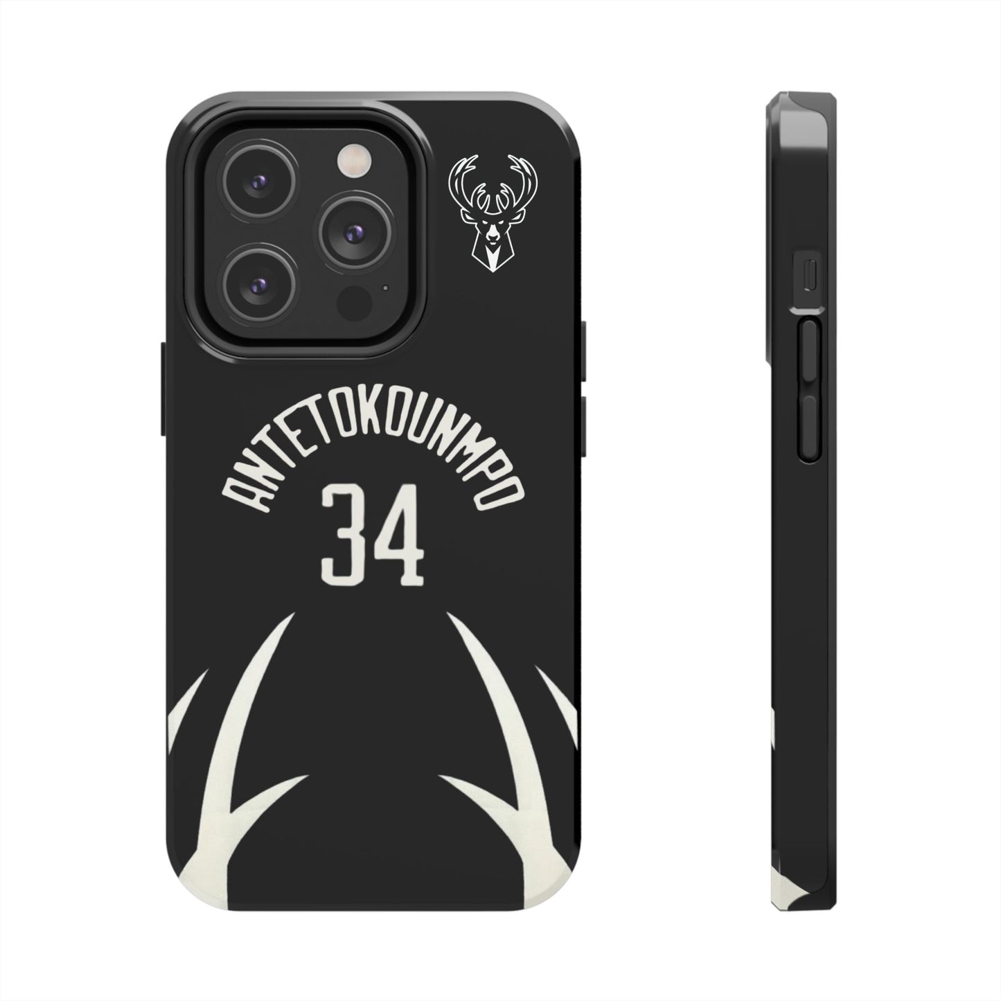 Giannis Antetokounmpo Milwaukee Bucks – Basketball iPhone and Samsung Case Black