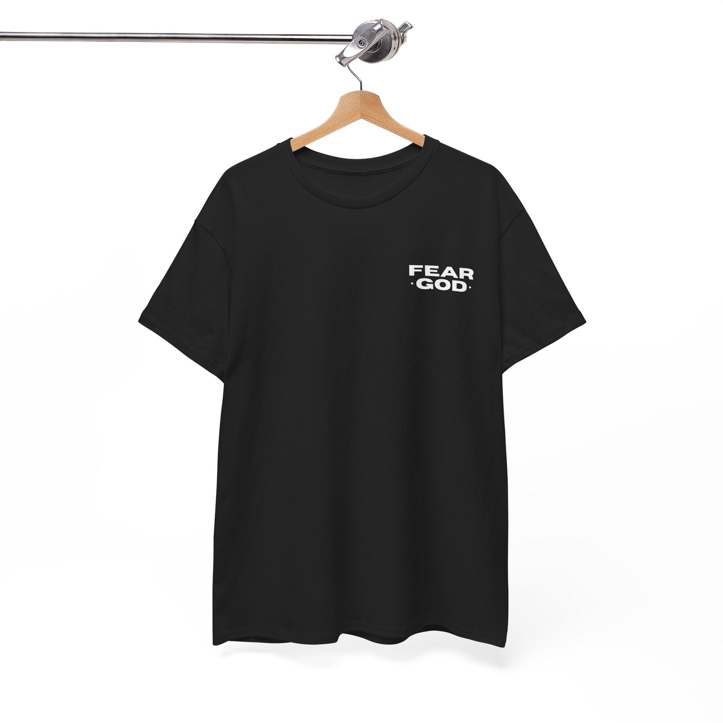 Fear God Tshirt - Christian Apparel with Psalms 128:1 Bible Verse - Inspirational Religious Shirt & Gift Idea for Men And Women