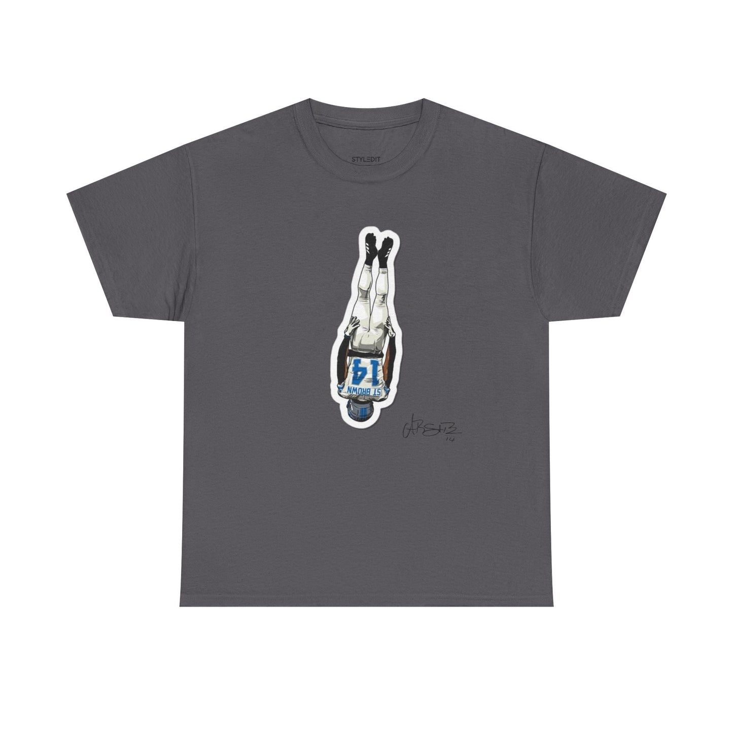 Amon-Ra St. Brown shirt showcasing premium Detroit Lions artwork