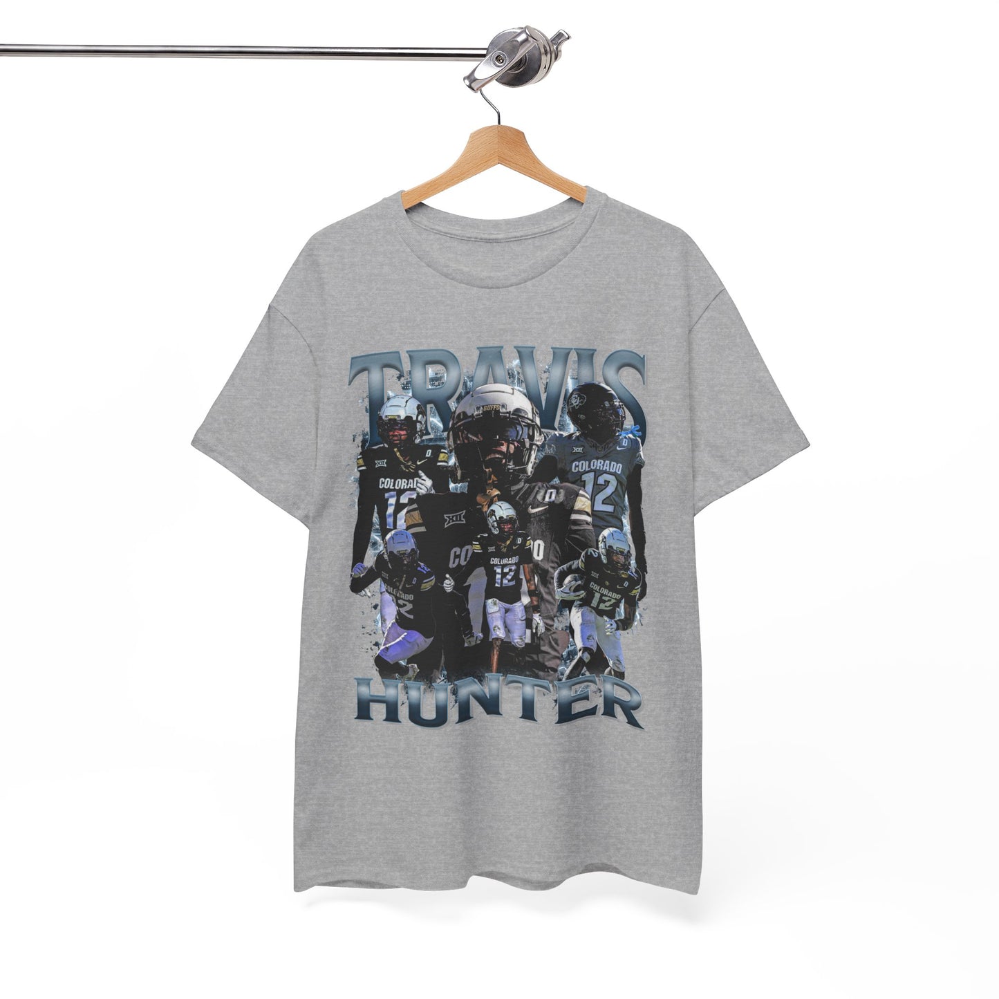 Vintage 90s Graphic Style Travis Hunter T-Shirt - Retro Oversized Sport Tee, Travis Hunter Shirt, Colorado Buffaloes College Football Shirt, Classic American Football Fan Bootleg Gift