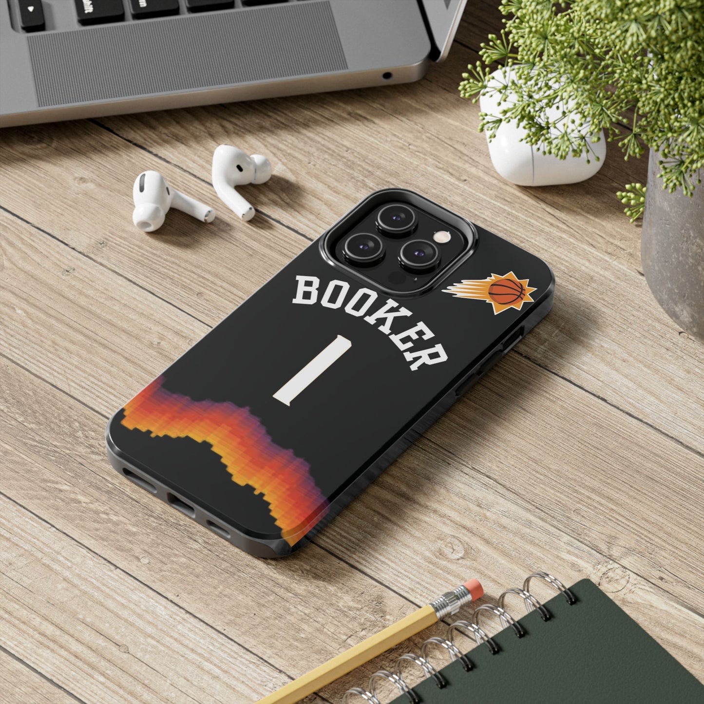 Devin Booker Phoenix Suns – Basketball iPhone and Samsung Case Black