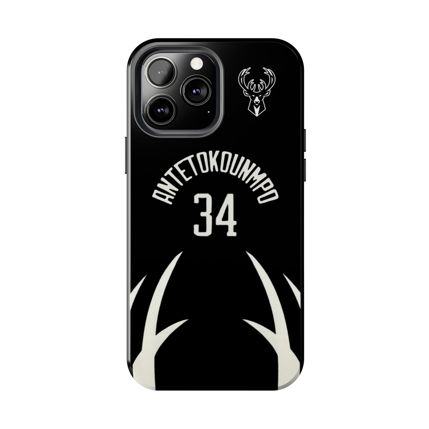 Giannis Antetokounmpo Milwaukee Bucks – Basketball iPhone and Samsung Case Black