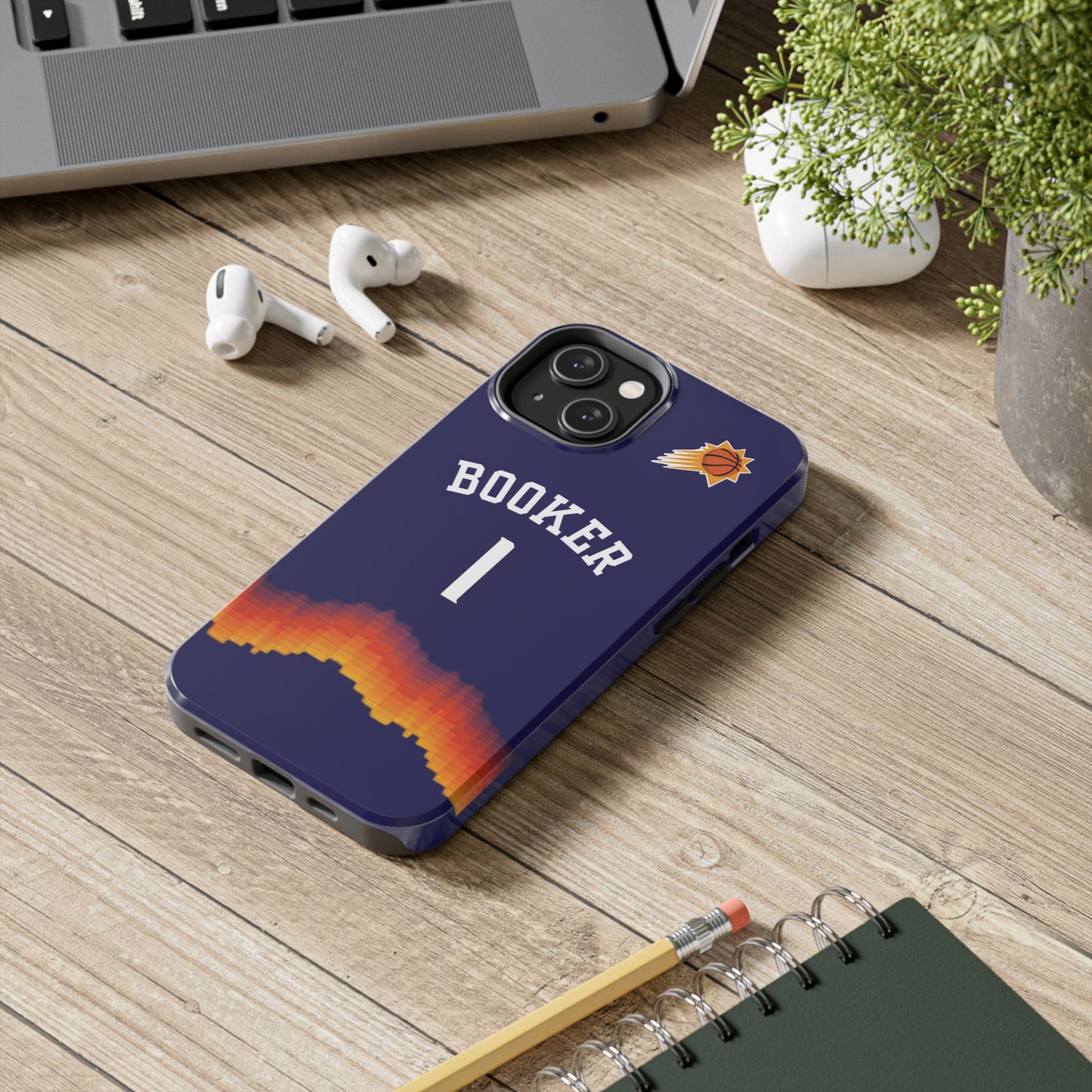 Devin Booker Phoenix Suns – Basketball iPhone and Samsung Case Purple