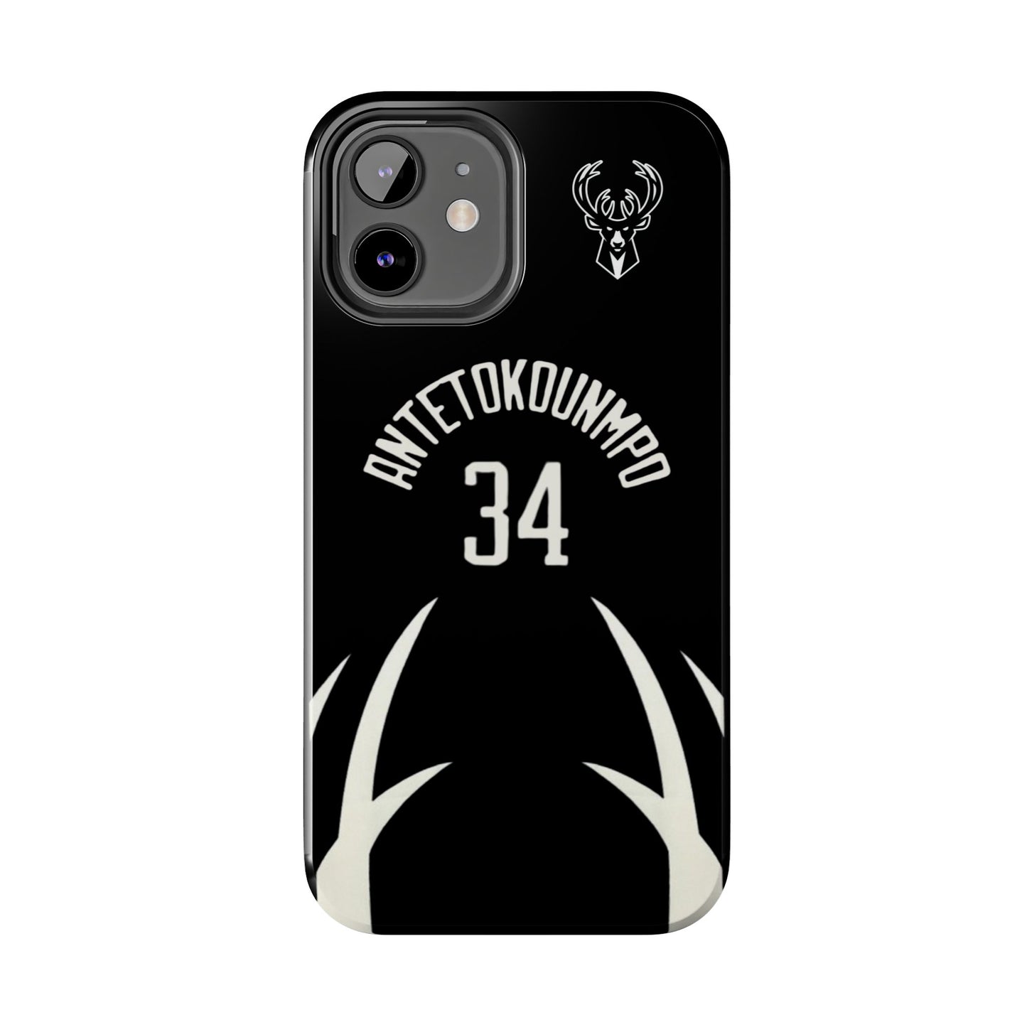Giannis Antetokounmpo Milwaukee Bucks – Basketball iPhone and Samsung Case Black