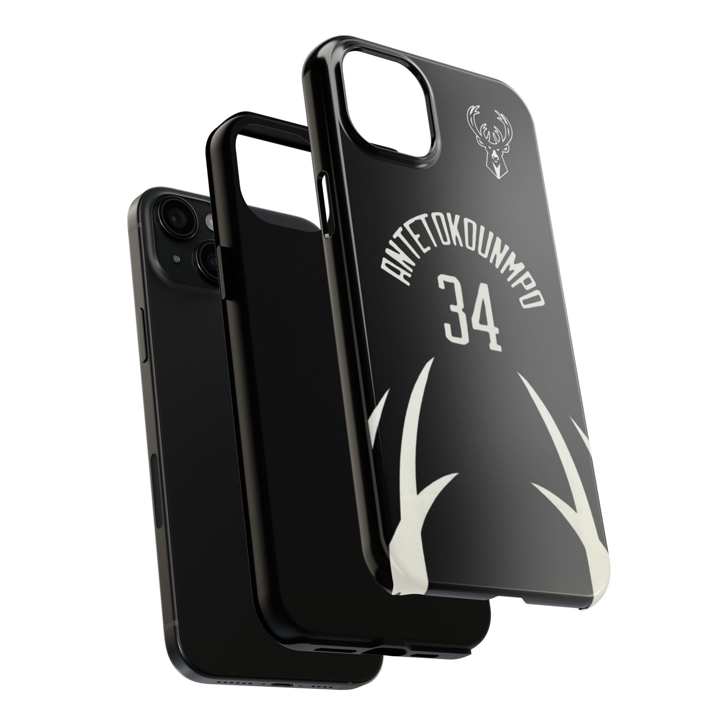 Giannis Antetokounmpo Milwaukee Bucks – Basketball iPhone and Samsung Case Black