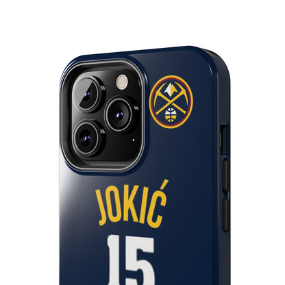 Nikola Jokić, Denver Nuggets – Joker Basketball iPhone and Samsung Case