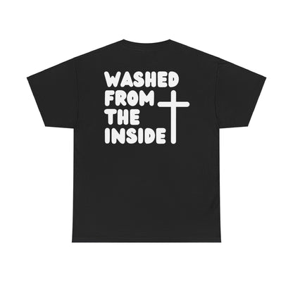 Titus 3 5 Bible Verse Unisex Faith T-Shirt - Washed from the Inside Christian Apparel