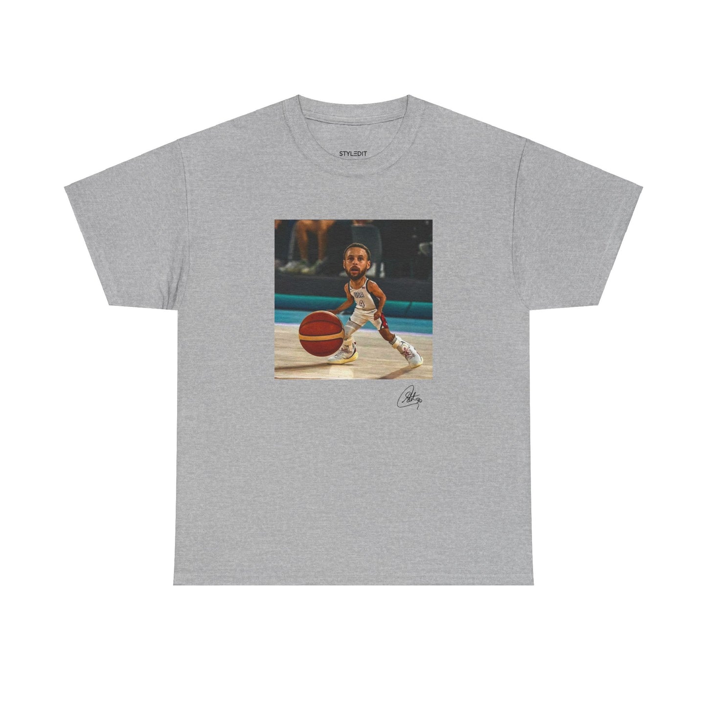 Stephen Curry Box Graphic Tee - NBA Basketball Fan Apparel