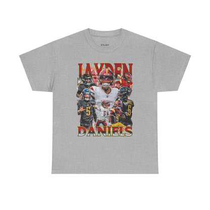 Vintage 90s Graphic Style Jayden Daniels T-Shirt -  Retro Oversized Sport Tee, Jayden Daniels Shirt, Washington Commanders Shirt, Classic American Football Fan Bootleg Gift