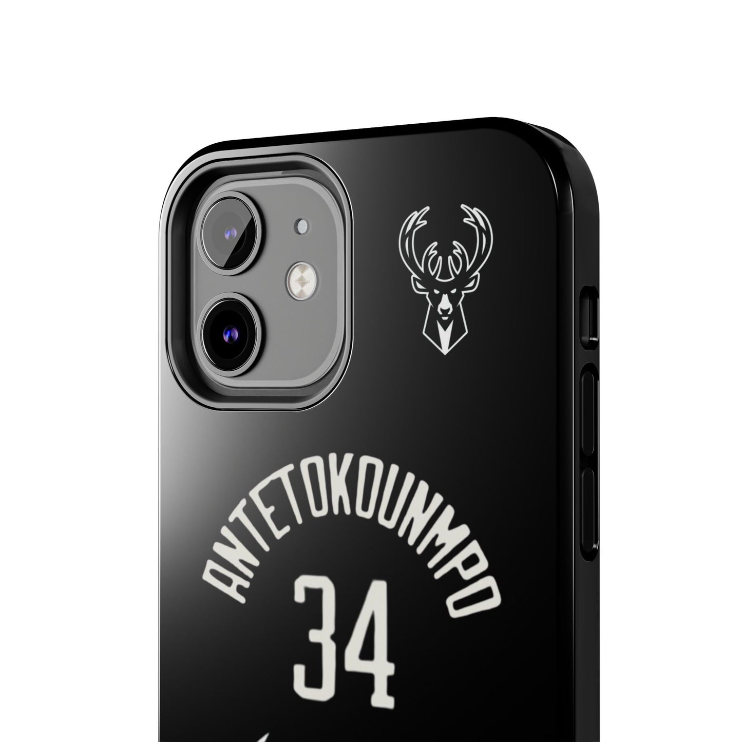 Giannis Antetokounmpo Milwaukee Bucks – Basketball iPhone and Samsung Case Black