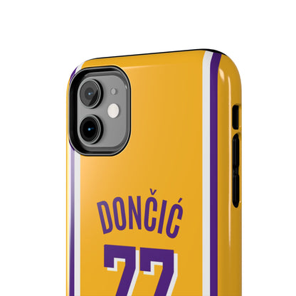 Luka Dončić, Los Angeles Lakers – Hollywood Magic Basketball iPhone and Samsung Case