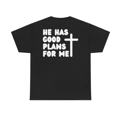 Jeremiah 29 11 Bible Verse Unisex Faith T-Shirt - He Has Good Plans For Me Christian Apparel