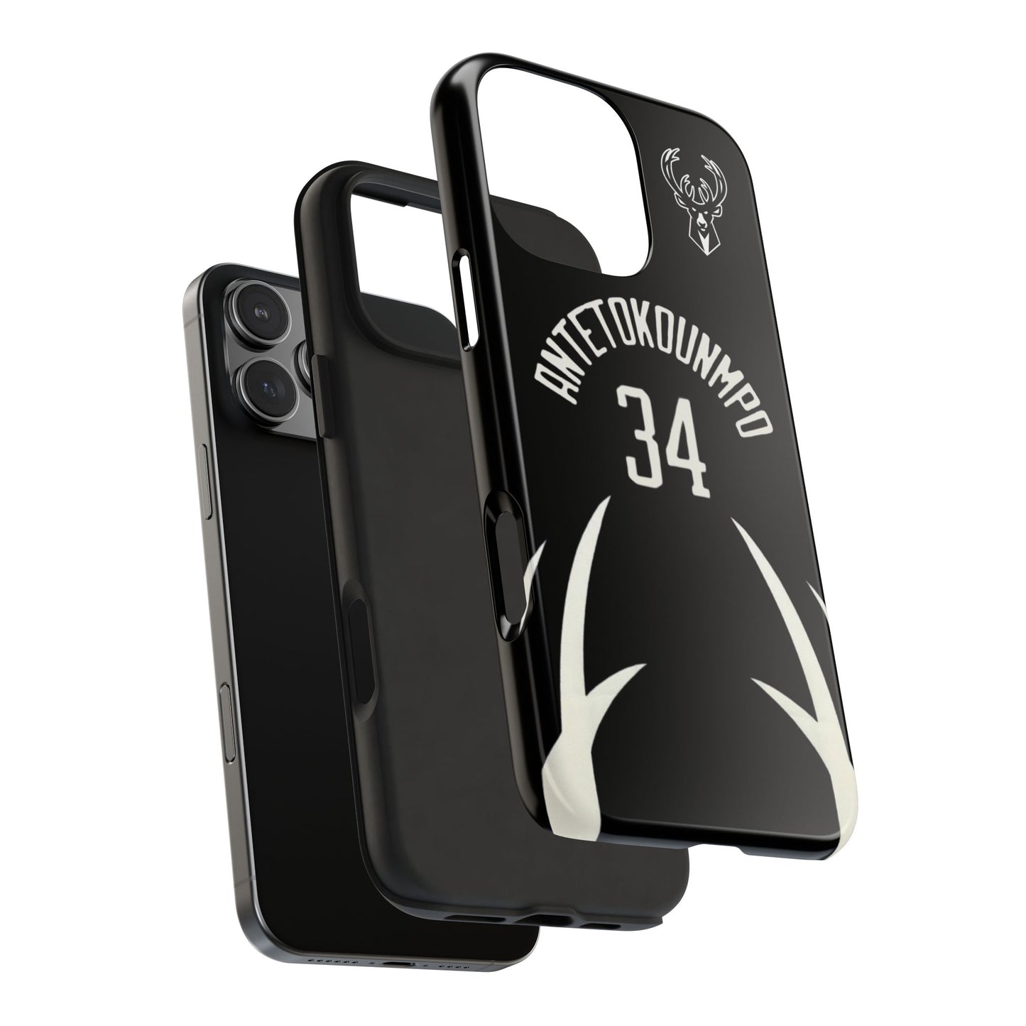 Giannis Antetokounmpo Milwaukee Bucks – Basketball iPhone and Samsung Case Black