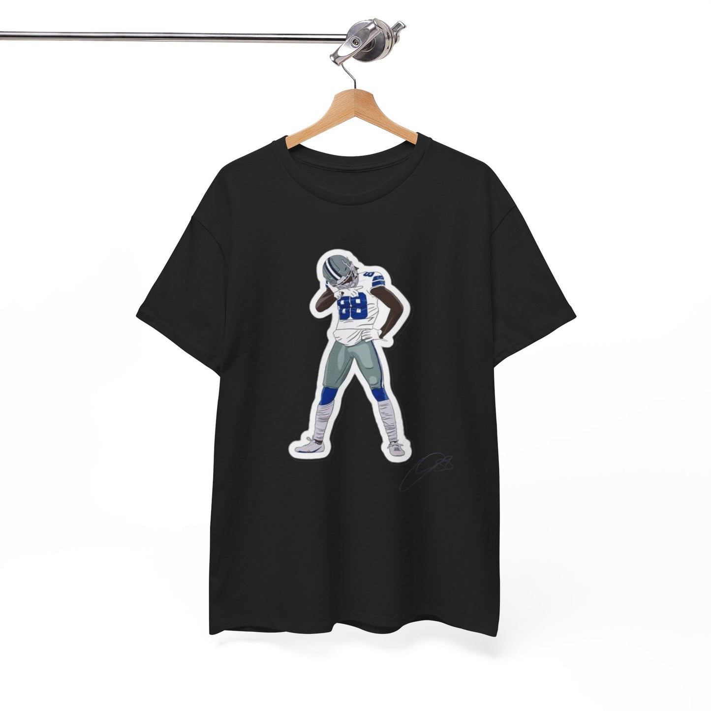 Ceedee Lamb Cartoon Graphic Tee Shirt - NFL Football T-Shirt Fan Apparel