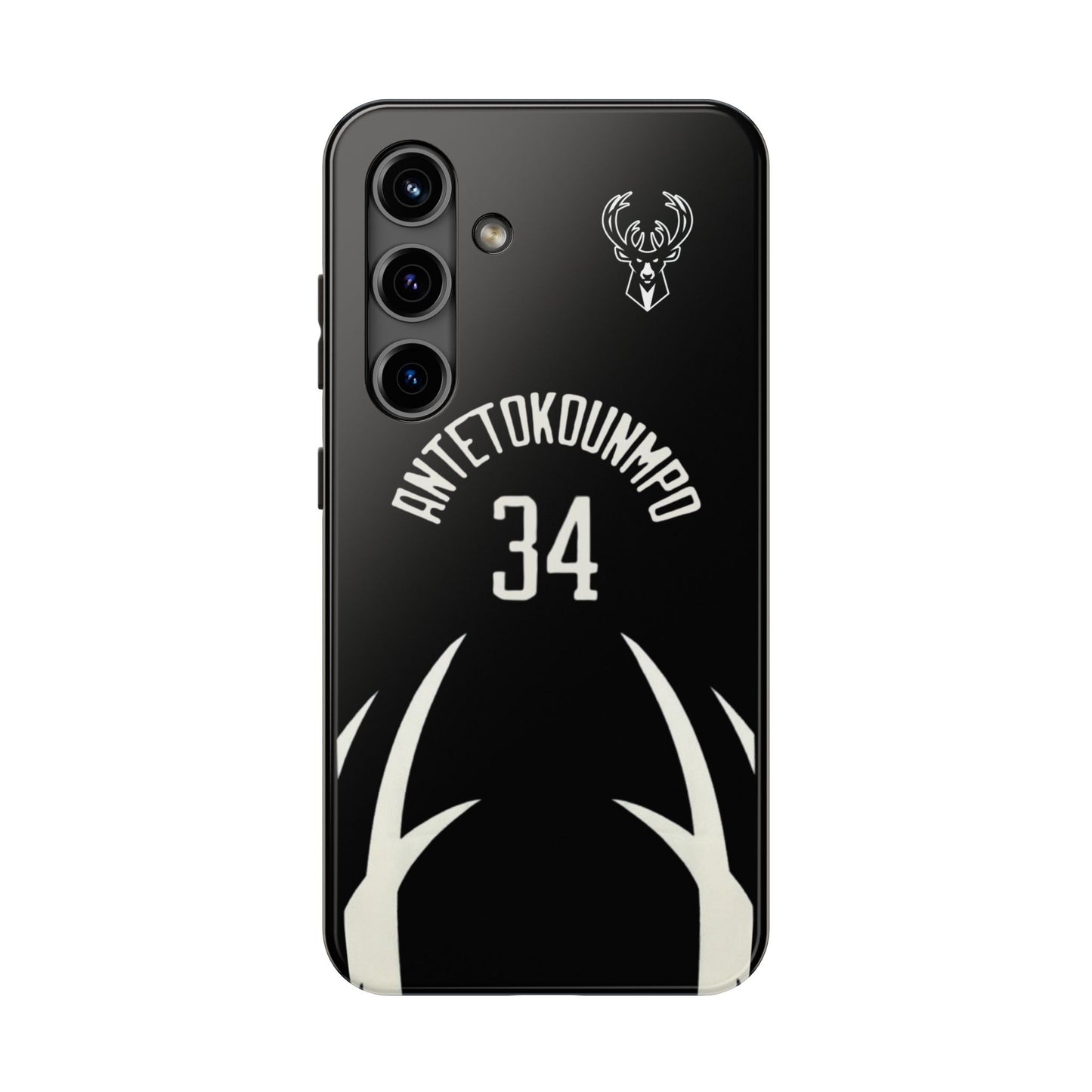 Giannis Antetokounmpo Milwaukee Bucks – Basketball iPhone and Samsung Case Black