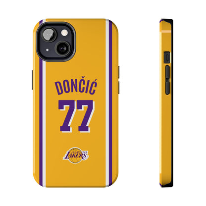 Luka Dončić, Los Angeles Lakers – Hollywood Magic Basketball iPhone and Samsung Case