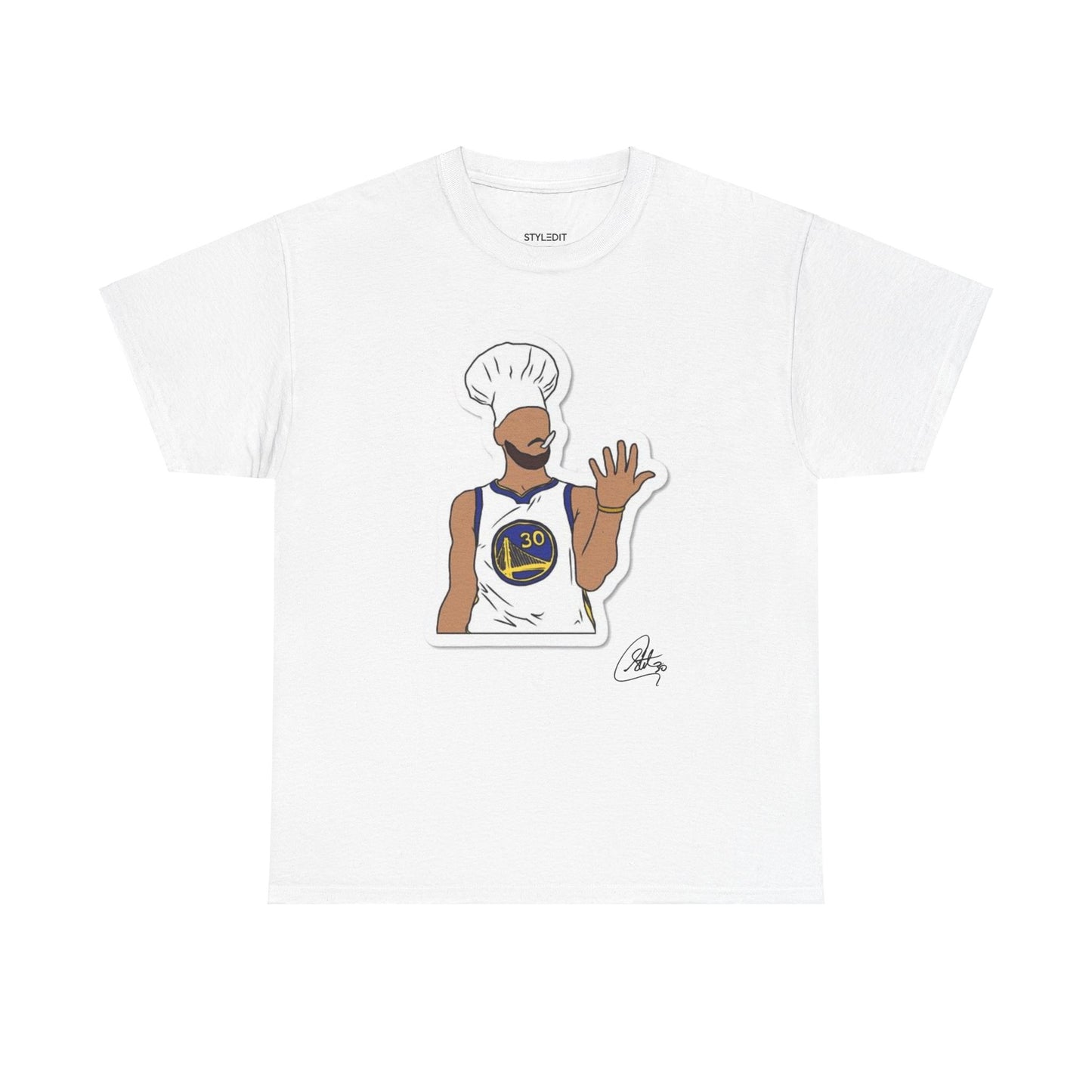 Stephen Curry Cartoon Graphic Tee - NBA Basketball Fan Apparel