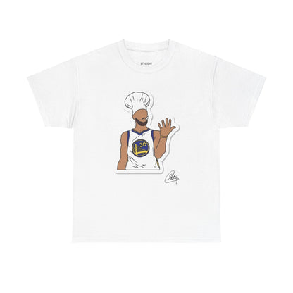 Stephen Curry Cartoon Graphic Tee - NBA Basketball Fan Apparel