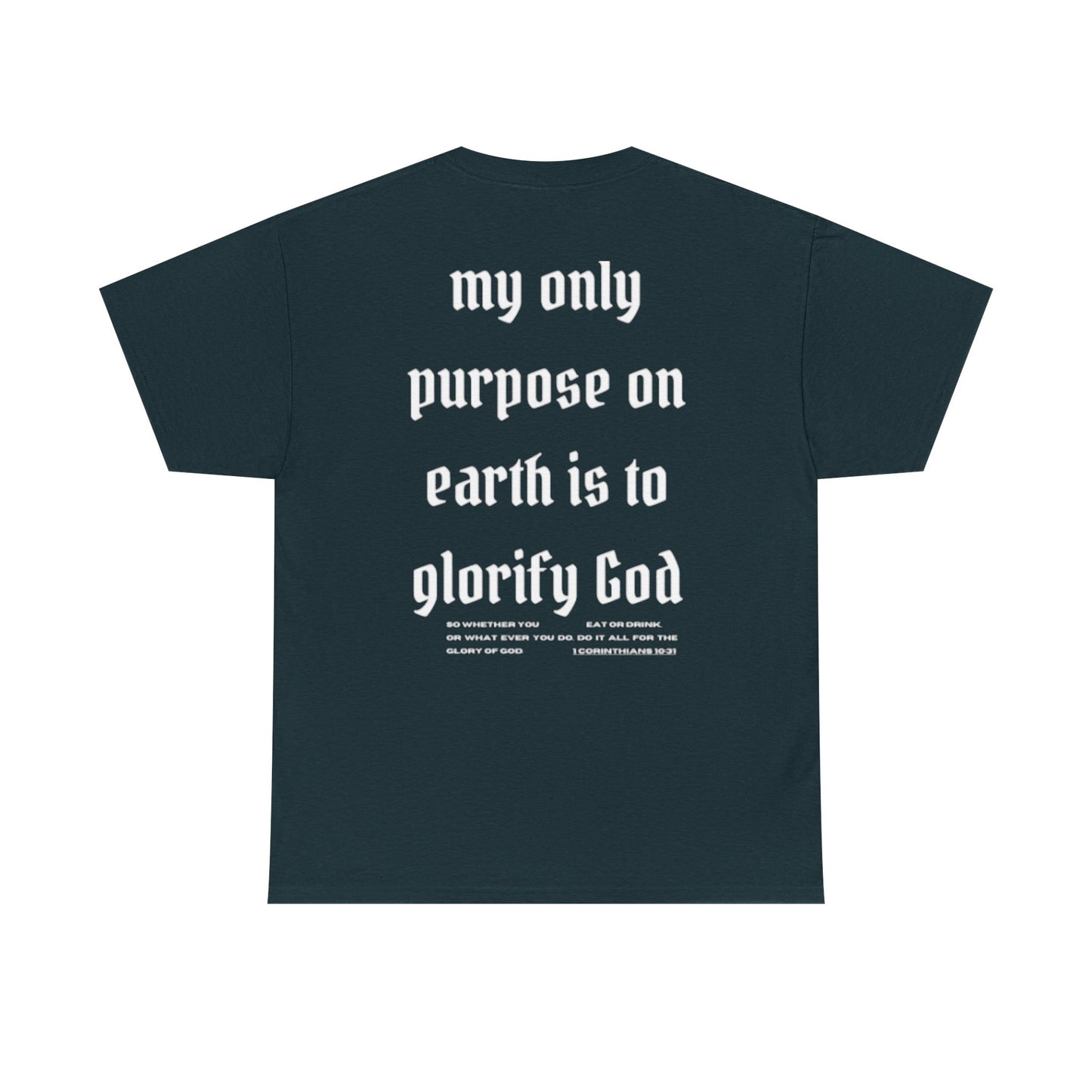 Glory to God 1 Corinthians 10:31 T-Shirt Christian Faith Shirt Bible Verse Tee Religious Graphic Tee Inspirational Christian Apparel
