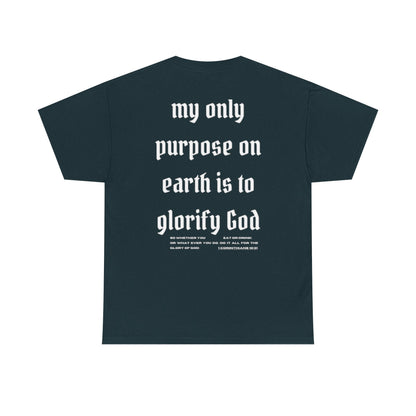 Glory to God 1 Corinthians 10:31 T-Shirt Christian Faith Shirt Bible Verse Tee Religious Graphic Tee Inspirational Christian Apparel
