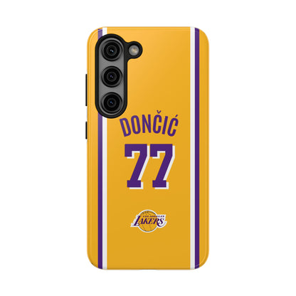Luka Dončić, Los Angeles Lakers – Hollywood Magic Basketball iPhone and Samsung Case